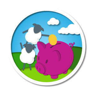 Part of a set of website illustrations for Merryhill Accounting