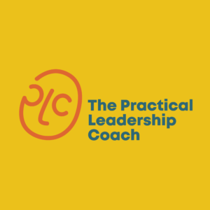 Bold and quirky logo with a face logomark Logo for a leadership coach