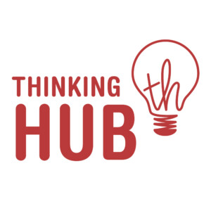 Typographical logo for Thinking Hub Typographical logo